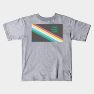 Sensory Disability Pride Flag Kids T-Shirt